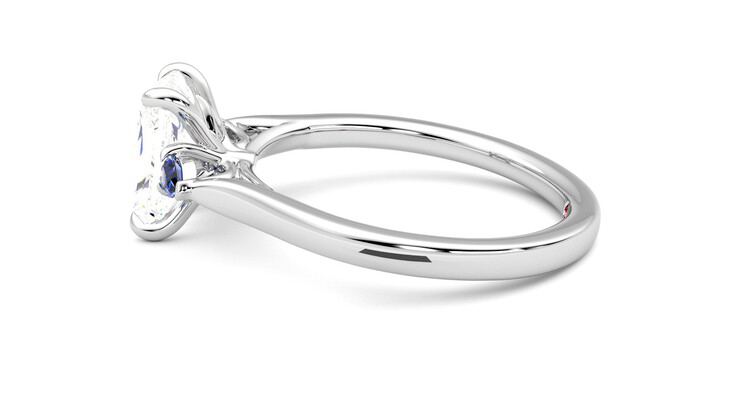 Taylor & Hart Faith Radiant Engagement Ring 360 degree image 20