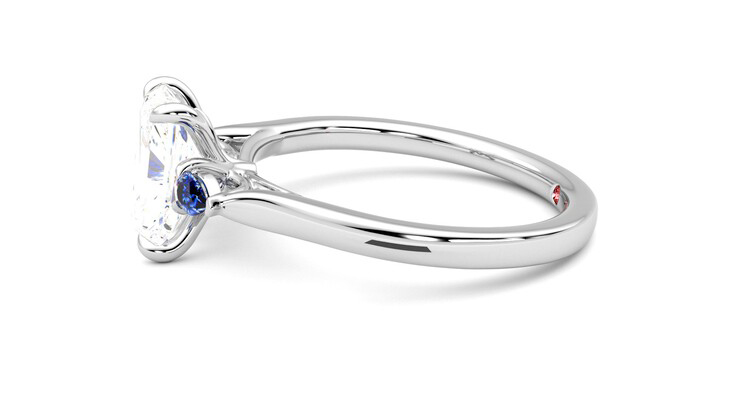 Taylor & Hart Faith Radiant Engagement Ring 360 degree image 21