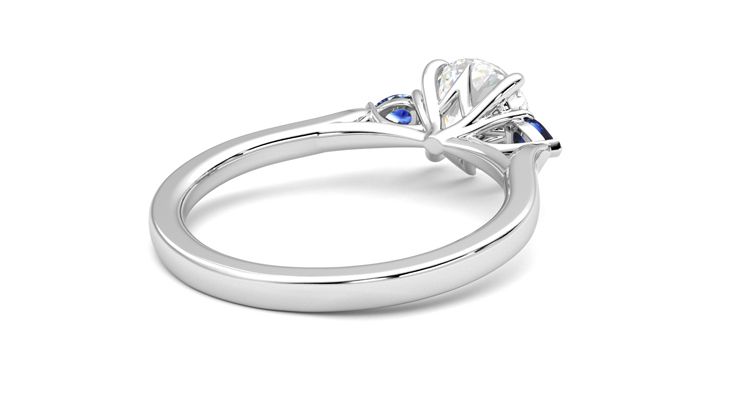 Taylor & Hart Faith Round Engagement Ring 360 degree image 13