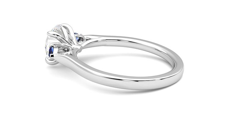 Taylor & Hart Faith Round Engagement Ring 360 degree image 19