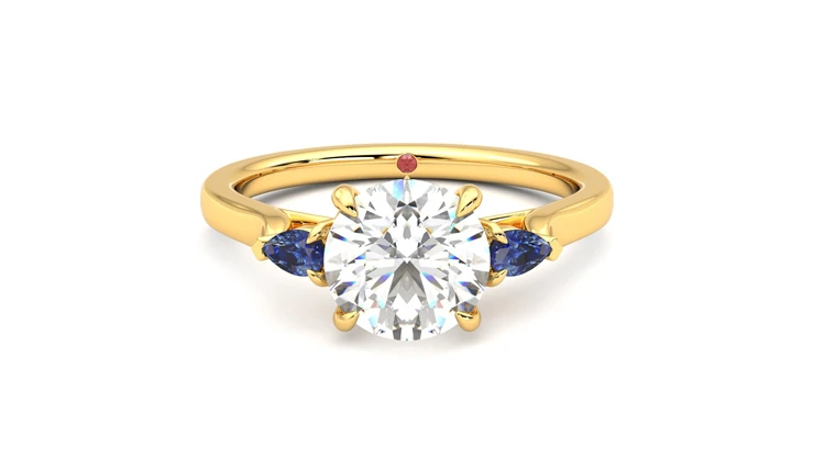 Taylor & Hart Faith Round Engagement Ring 360 detail 01