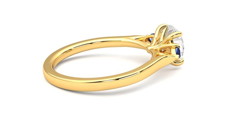 Taylor & Hart Faith Round Engagement Ring 360 degree image 11