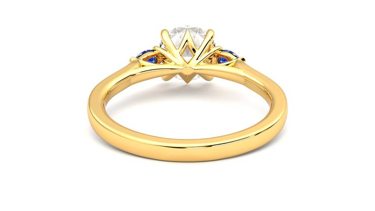 Taylor & Hart Faith Round Engagement Ring 360 degree image 15
