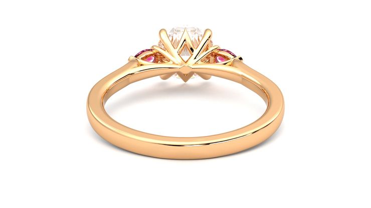 Taylor & Hart Faith Round Engagement Ring 360 degree image 15