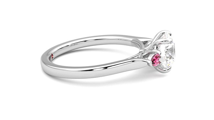 Taylor & Hart Faith Round Engagement Ring 360 degree image 9