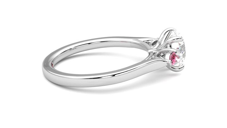 Taylor & Hart Faith Round Engagement Ring 360 degree image 10