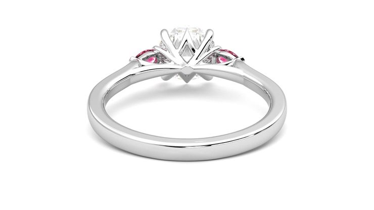Taylor & Hart Faith Round Engagement Ring 360 degree image 15