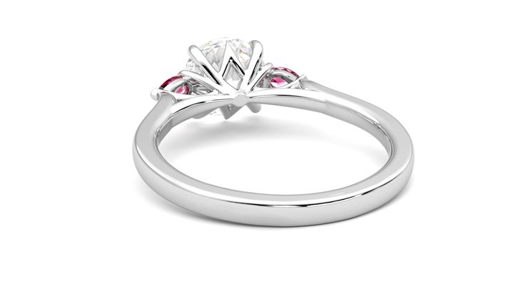 Taylor & Hart Faith Round Engagement Ring 360 degree image 16