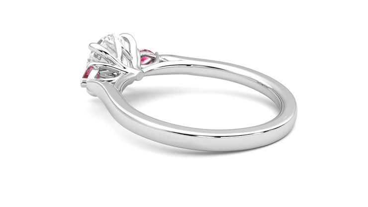Taylor & Hart Faith Round Engagement Ring 360 degree image 18