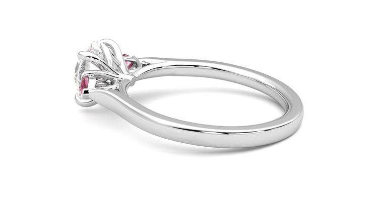 Taylor & Hart Faith Round Engagement Ring 360 degree image 19
