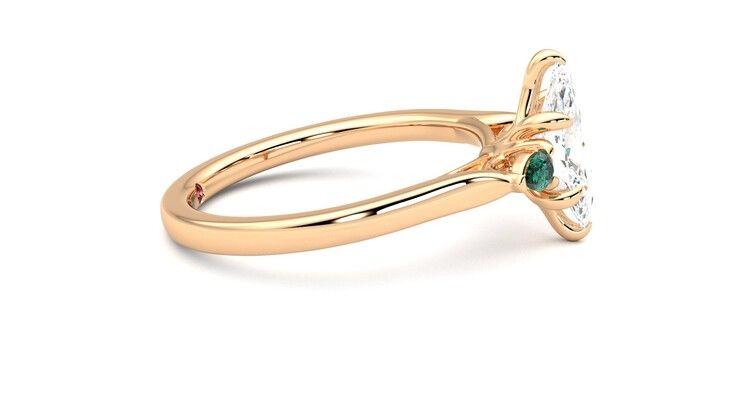 Taylor & Hart Faith Marquise Engagement Ring 360 degree image 9