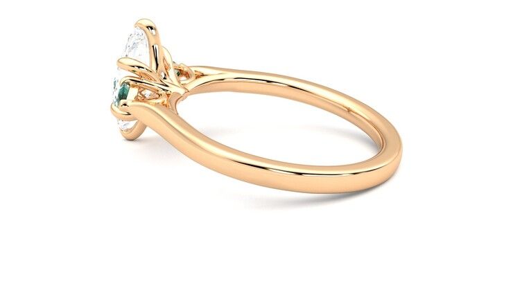 Taylor & Hart Faith Marquise Engagement Ring 360 degree image 19
