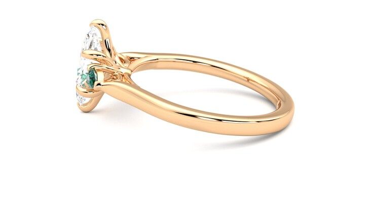 Taylor & Hart Faith Marquise Engagement Ring 360 degree image 20