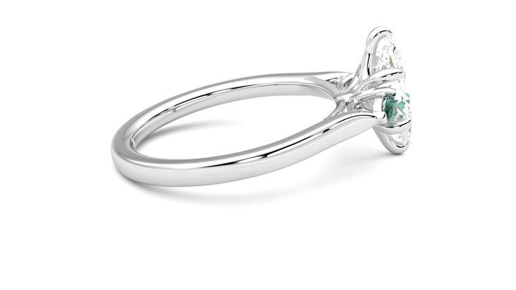 Taylor & Hart Faith Marquise Engagement Ring 360 degree image 10