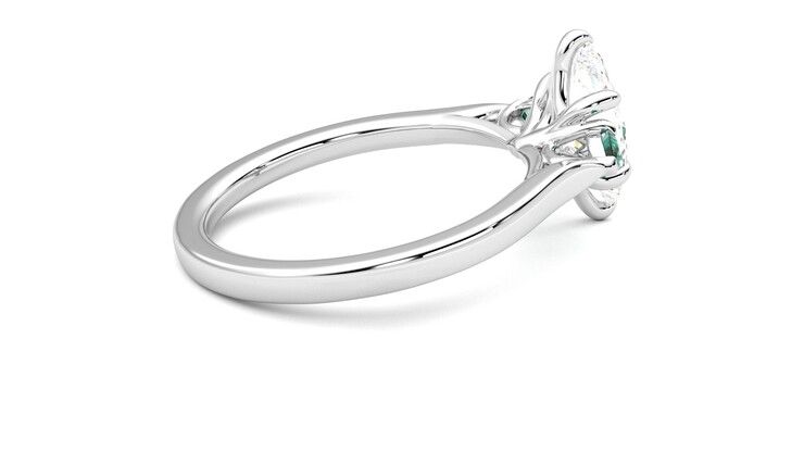 Taylor & Hart Faith Marquise Engagement Ring 360 degree image 11