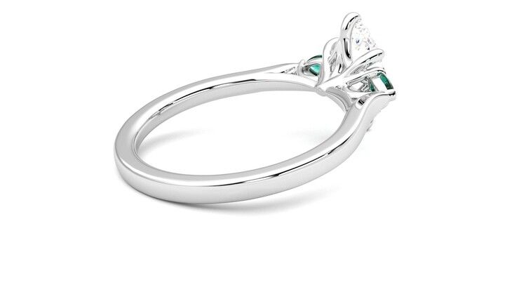 Taylor & Hart Faith Marquise Engagement Ring 360 degree image 12