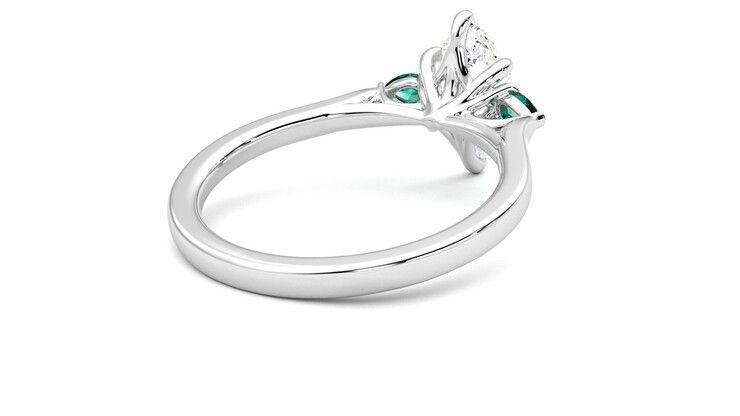 Taylor & Hart Faith Marquise Engagement Ring 360 degree image 13