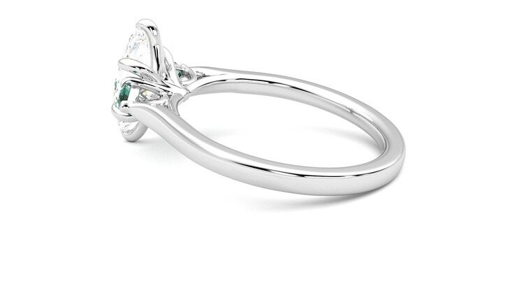 Taylor & Hart Faith Marquise Engagement Ring 360 degree image 19