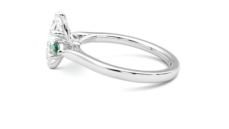 Taylor & Hart Faith Marquise Engagement Ring 360 degree image 20