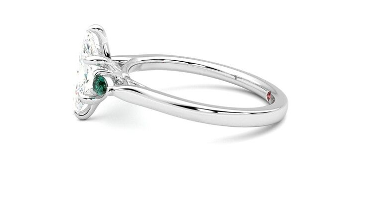 Taylor & Hart Faith Marquise Engagement Ring 360 degree image 21