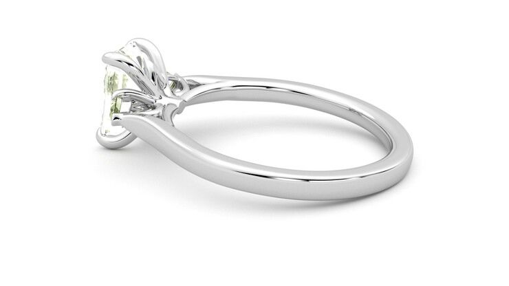 Taylor & Hart Faith Emerald Engagement Ring 360 degree image 19