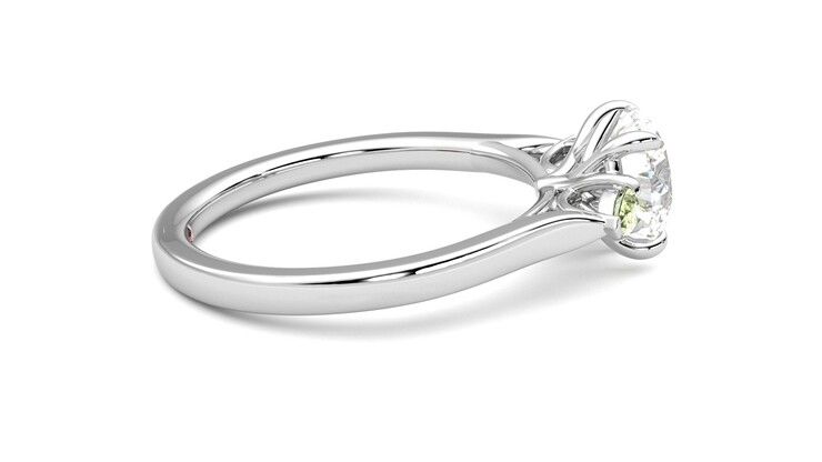Taylor & Hart Faith Round Engagement Ring 360 degree image 10