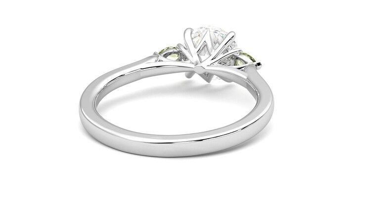 Taylor & Hart Faith Round Engagement Ring 360 degree image 14