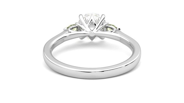 Taylor & Hart Faith Round Engagement Ring 360 degree image 15