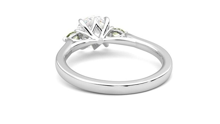 Taylor & Hart Faith Round Engagement Ring 360 degree image 16