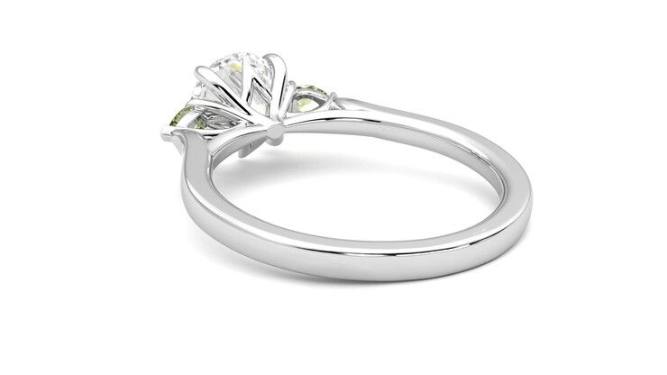 Taylor & Hart Faith Round Engagement Ring 360 degree image 17