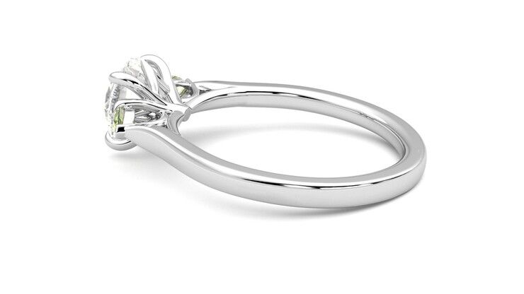 Taylor & Hart Faith Round Engagement Ring 360 degree image 19