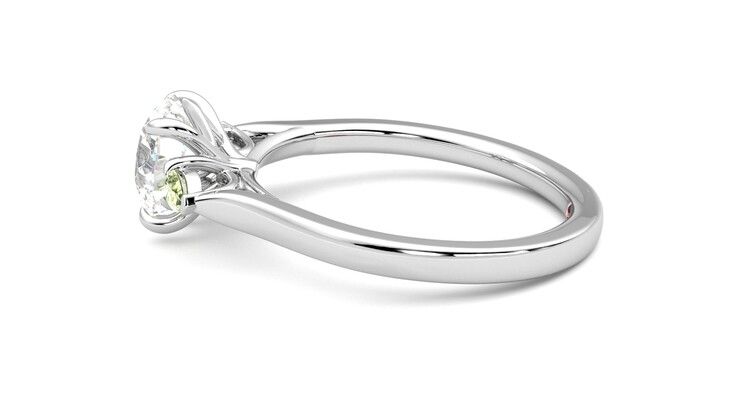 Taylor & Hart Faith Round Engagement Ring 360 degree image 20