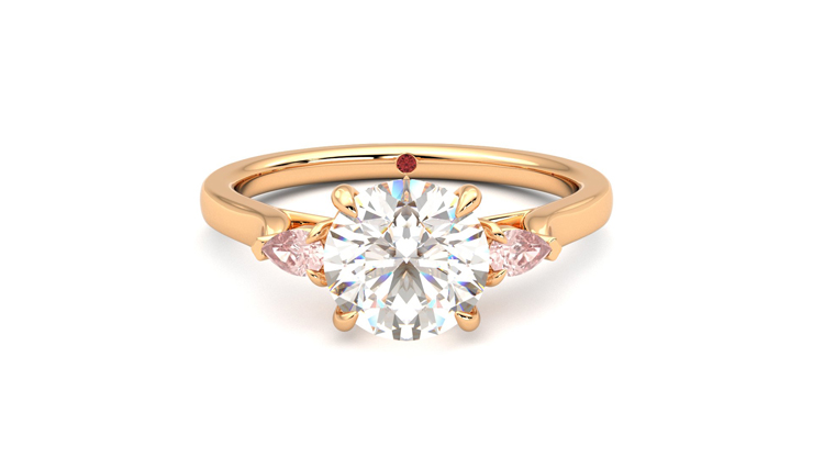 Taylor & Hart Faith Round Engagement Ring 360 detail 01