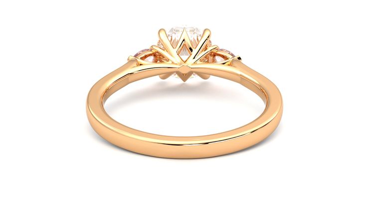 Taylor & Hart Faith Round Engagement Ring 360 degree image 15