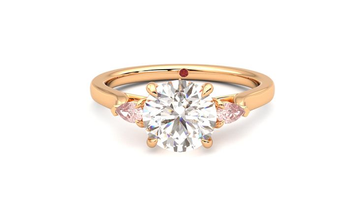 Taylor & Hart Faith Round Engagement Ring 360 degree image 29