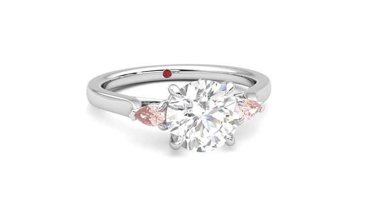 Taylor & Hart Faith Round Engagement Ring 360 degree image 3