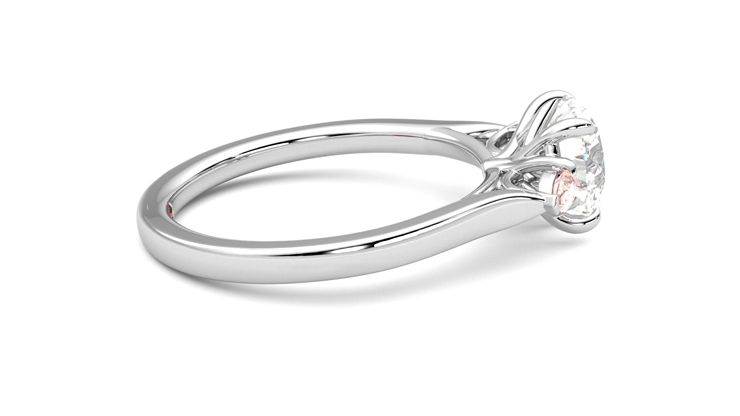 Taylor & Hart Faith Round Engagement Ring 360 degree image 10