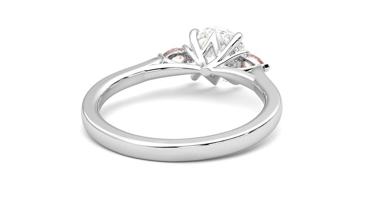 Taylor & Hart Faith Round Engagement Ring 360 degree image 14