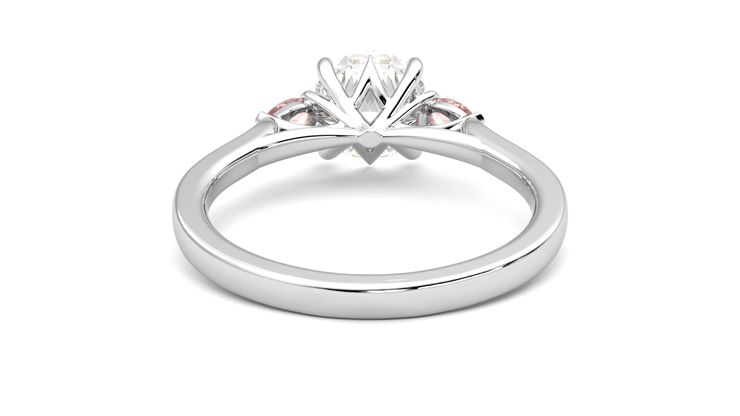 Taylor & Hart Faith Round Engagement Ring 360 degree image 15