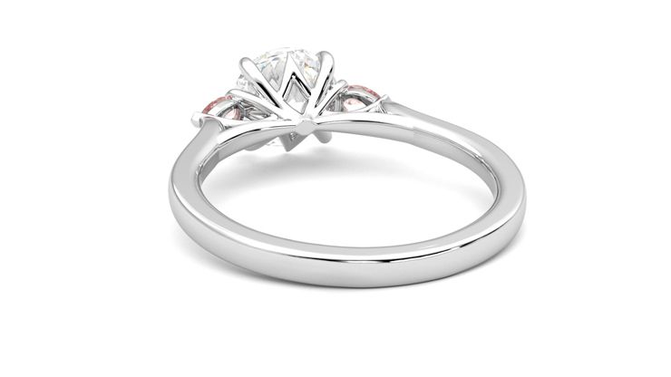 Taylor & Hart Faith Round Engagement Ring 360 degree image 16