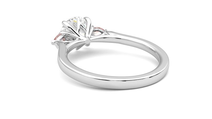 Taylor & Hart Faith Round Engagement Ring 360 degree image 17