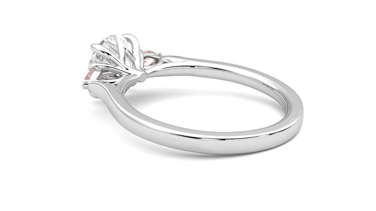 Taylor & Hart Faith Round Engagement Ring 360 degree image 18