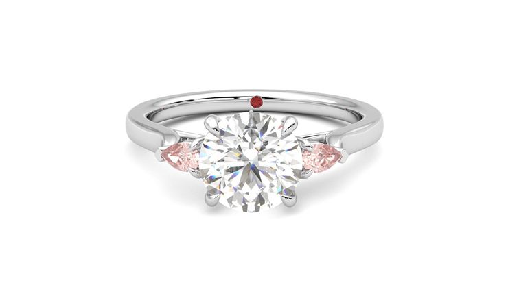 Taylor & Hart Faith Round Engagement Ring 360 degree image 29