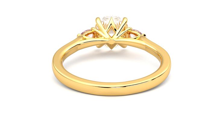 Taylor & Hart Faith Round Engagement Ring 360 degree image 15