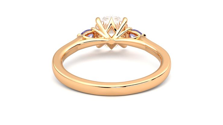 Taylor & Hart Faith Round Engagement Ring 360 degree image 15