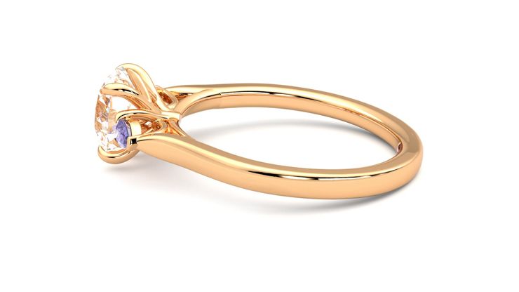Taylor & Hart Faith Round Engagement Ring 360 degree image 20