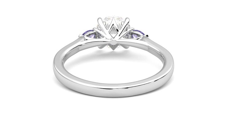 Taylor & Hart Faith Round Engagement Ring 360 degree image 15