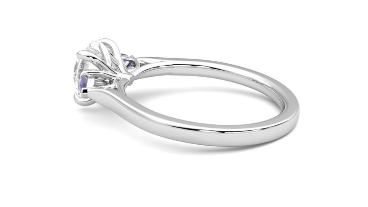 Taylor & Hart Faith Round Engagement Ring 360 degree image 19