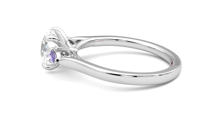 Taylor & Hart Faith Round Engagement Ring 360 degree image 20