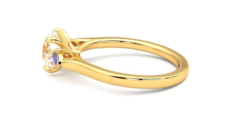 Taylor & Hart Faith Round Engagement Ring 360 degree image 20
